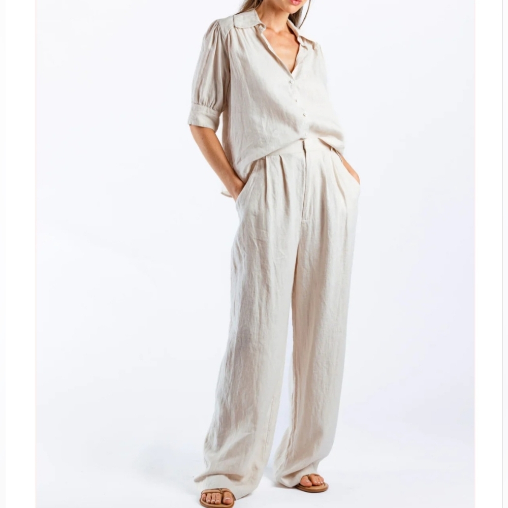 Blenca Young Contemporary Avery Pant in Moonbeam - Small